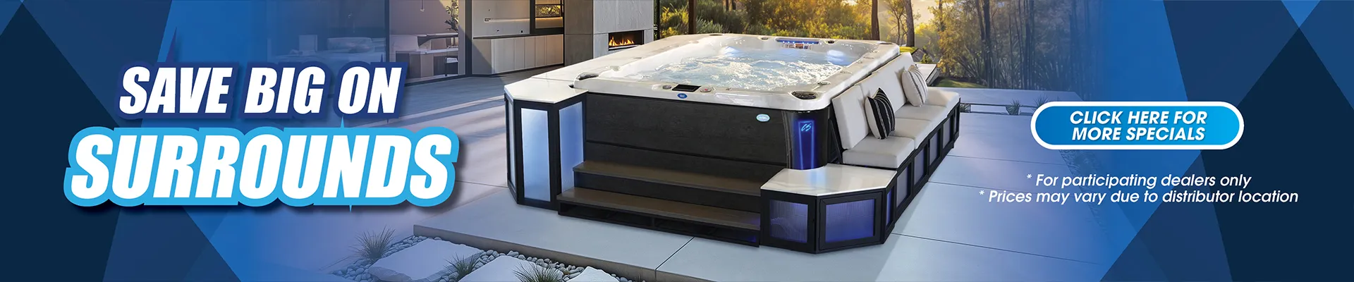 Calspas hot tub being used in a family setting - Crofton