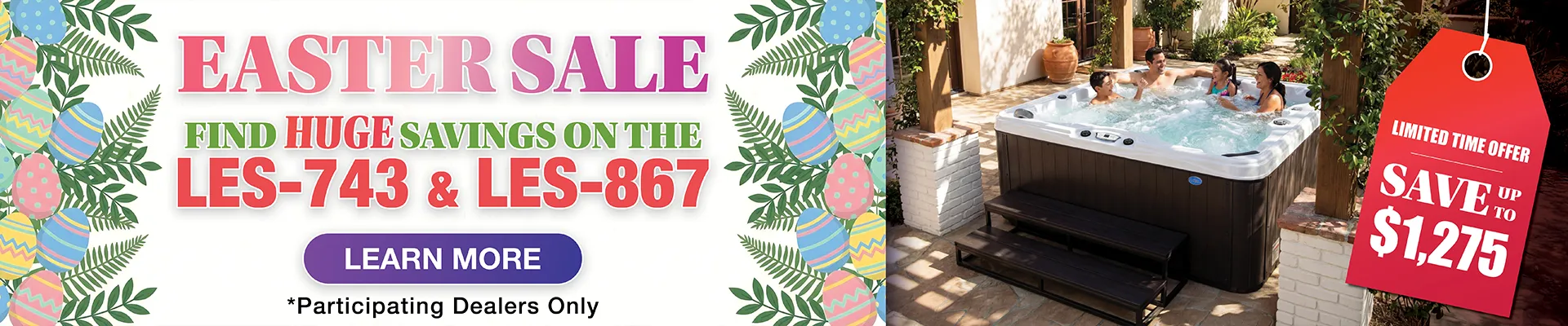 Calspas hot tub being used in a family setting - Crofton